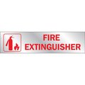 Hy-Ko Fire Extinguisher Sign 2" x 8", 10PK B00048